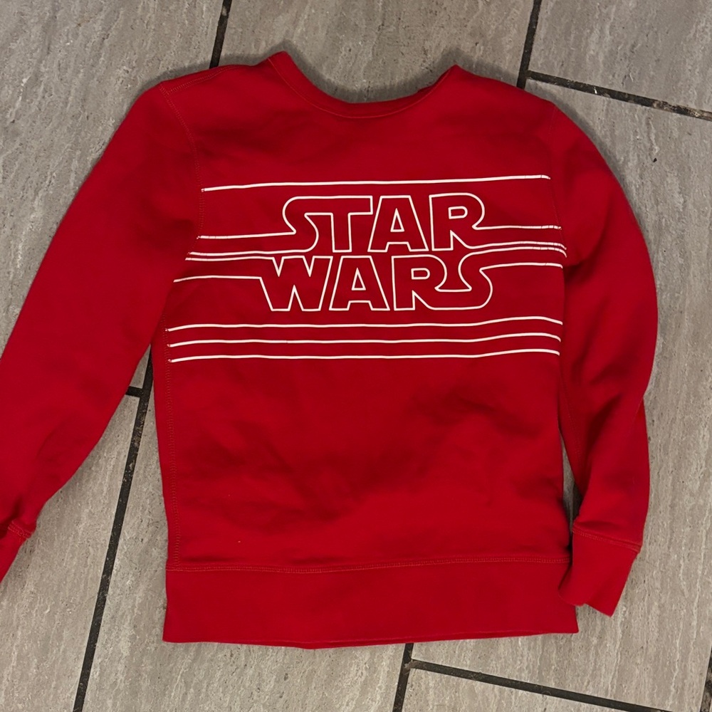 GAP Red Star Wars Kids Sweater kids xl/12y